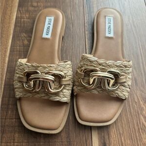 Gene Raffia Steve Madden Sandals